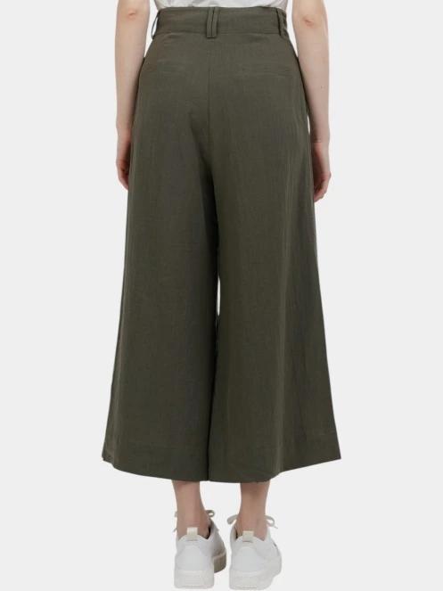 Fundango Piper Pants női hosszú nadrág oliva színben 3