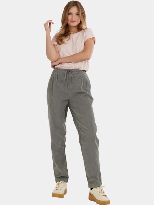 Fundango Lorna Corduroy Pants női hosszú nadrág zöld színben 5