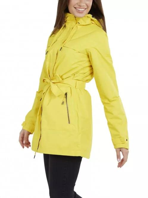 Fundango Regina Waterproof Trench Jacket női esőkabát sárga színben 5