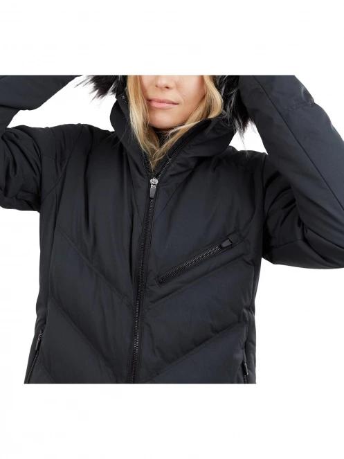 Fundango Elyra Fur Padded Jacket női steppelt síkabát fekete színben 7