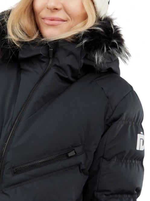 Fundango Elyra Fur Padded Jacket női steppelt síkabát fekete színben 8