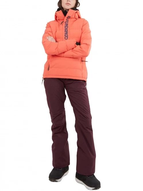 Fundango Everett Padded Anorak női steppelt síkabát piros színben 4