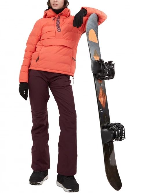 Fundango Everett Padded Anorak női steppelt síkabát piros színben 5