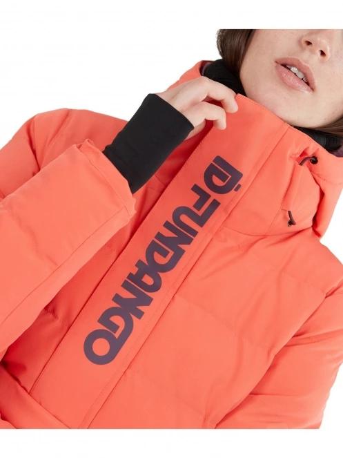 Fundango Everett Padded Anorak női steppelt síkabát piros színben 6