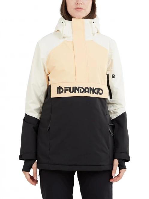 Fundango Birch Logo Anorak női síkabát sárga színben 2