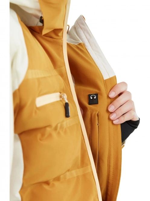 Fundango Medina Padded Jacket női steppelt síkabát barna színben 8