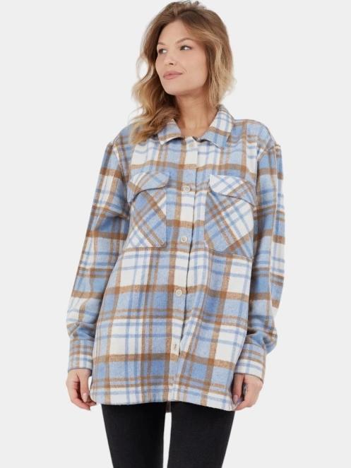 Fundango Ashley Shirt Jacket női ingkabát kék színben 2