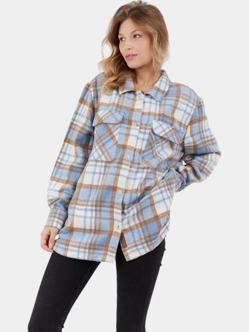 Fundango Ashley Shirt Jacket női ingkabát kék színben 3