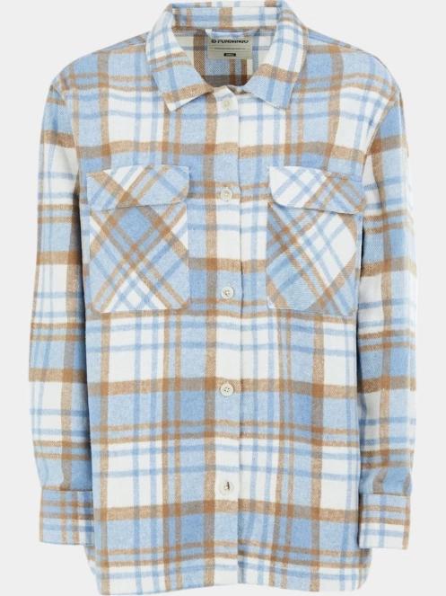 Fundango Ashley Shirt Jacket női ingkabát kék színben 8