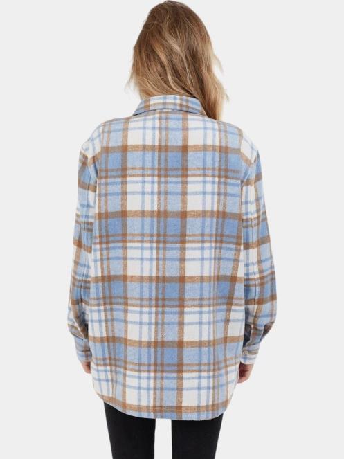 Fundango Ashley Shirt Jacket női ingkabát kék színben 4