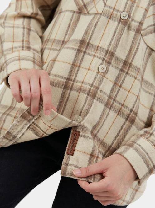 Fundango Ashley Shirt Jacket női ingkabát homok színben 6