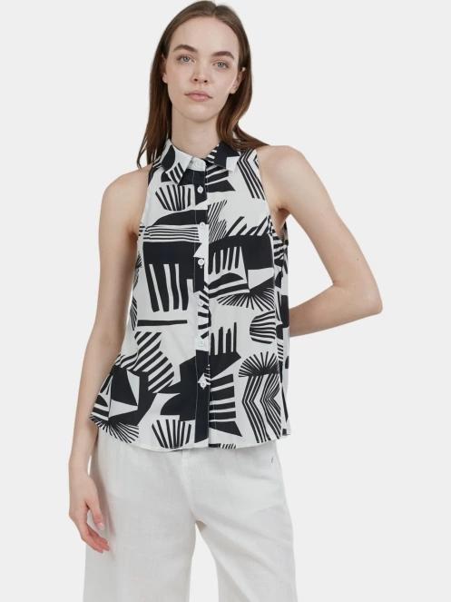 Fundango Myrto Sleeveless Shirt női blúz fekete színben 2