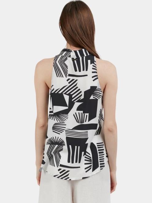 Fundango Myrto Sleeveless Shirt női blúz fekete színben 3