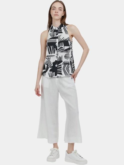 Fundango Myrto Sleeveless Shirt női blúz fekete színben 4