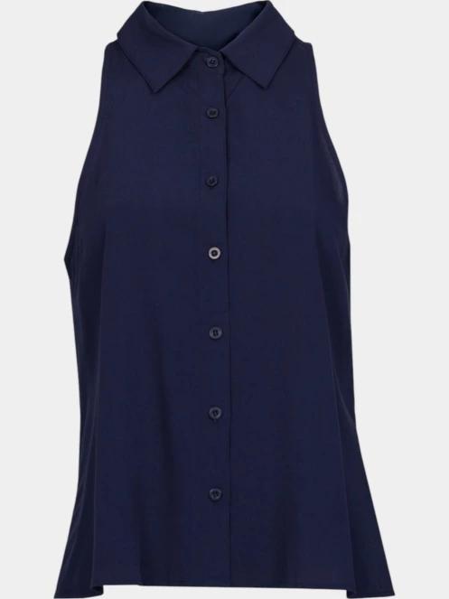 Fundango Myrto Sleeveless Shirt női blúz sötétkék színben 8