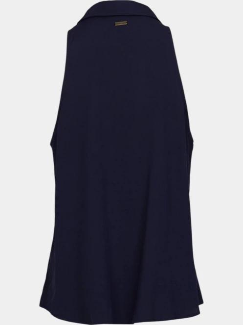 Fundango Myrto Sleeveless Shirt női blúz sötétkék színben 9