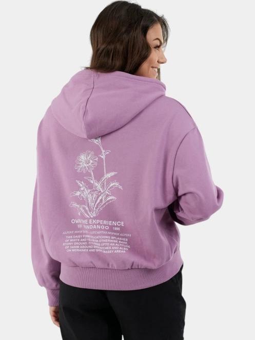 Fundango Lopez Sweatshirt női kapucnis pulóver lila színben 3