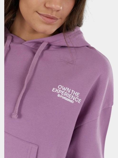 Fundango Lopez Sweatshirt női kapucnis pulóver lila színben 7