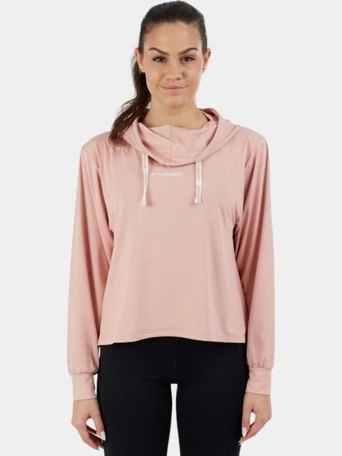 Fundango Helka Sweatshirt női kapucnis pulóver rózsaszín színben 2