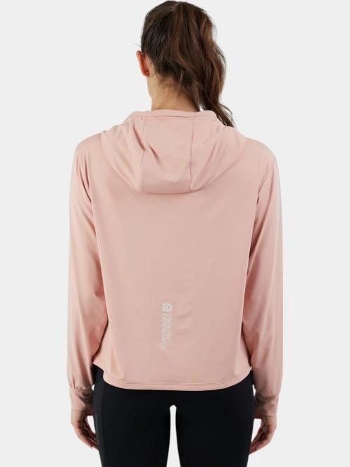 Fundango Helka Sweatshirt női kapucnis pulóver rózsaszín színben 3