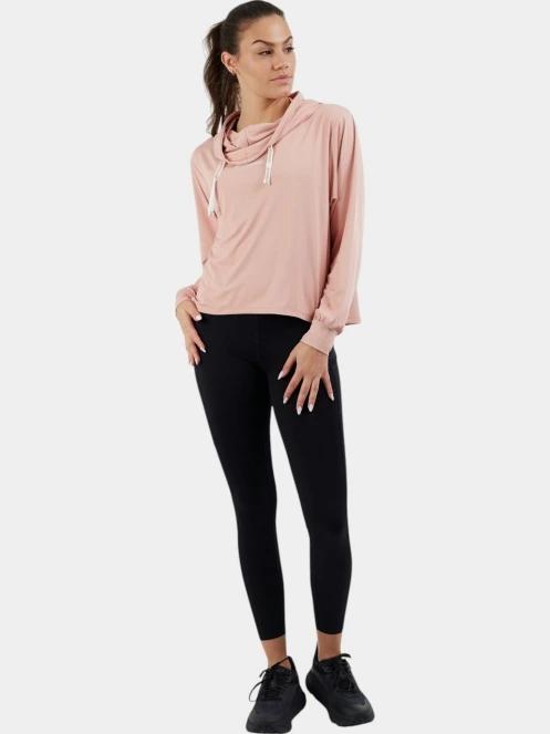 Fundango Helka Sweatshirt női kapucnis pulóver rózsaszín színben 4
