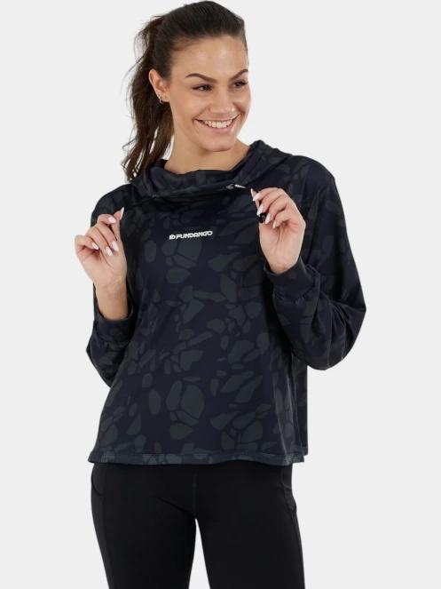 Fundango Helka Sweatshirt női kapucnis pulóver fekete színben 2