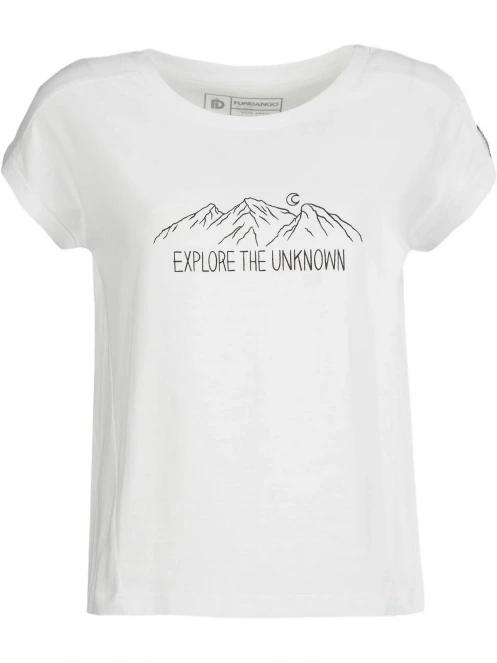 Fundango Atmos T-shirt női rövid ujjú póló fehér színben 8