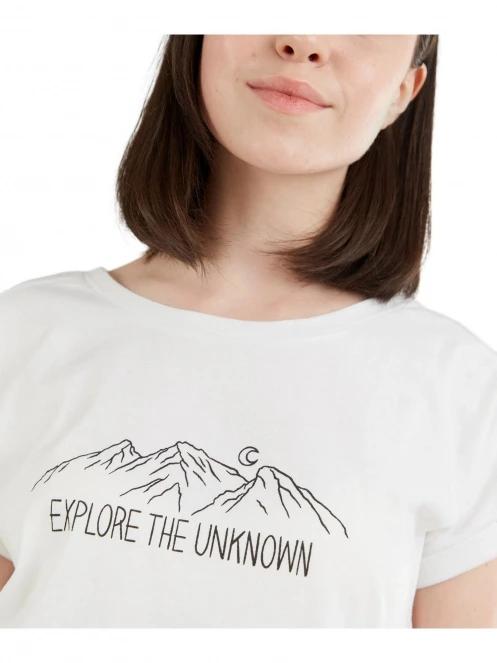 Fundango Atmos T-shirt női rövid ujjú póló fehér színben 6
