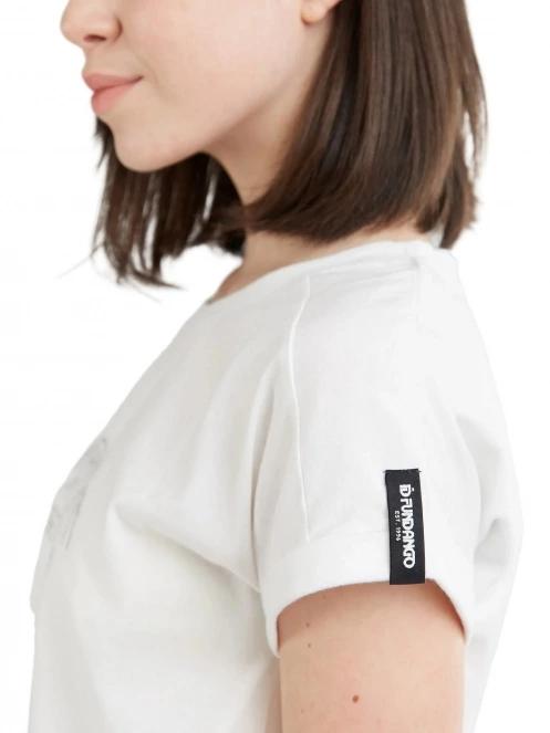 Fundango Atmos T-shirt női rövid ujjú póló fehér színben 7