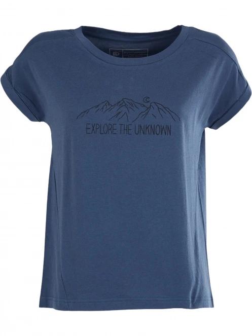 Fundango Atmos T-shirt női rövid ujjú póló sötétkék színben 9