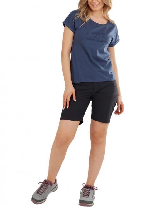 Fundango Atmos T-shirt női rövid ujjú póló sötétkék színben 5