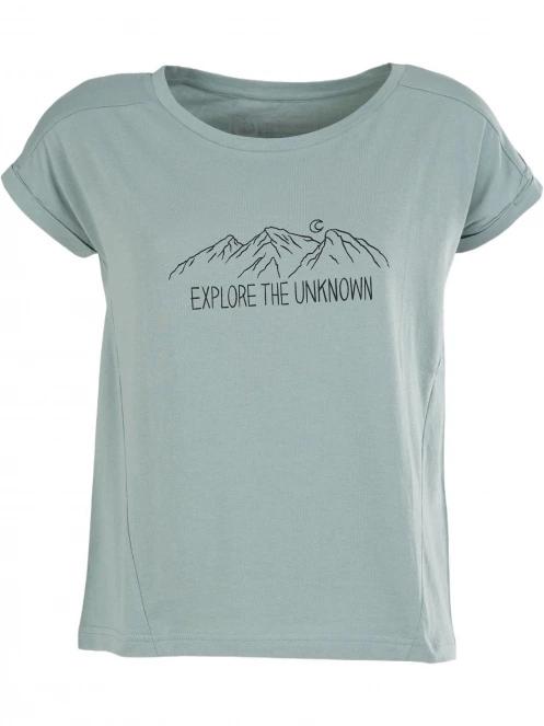 Fundango Atmos T-shirt női rövid ujjú póló világoskék színben 8