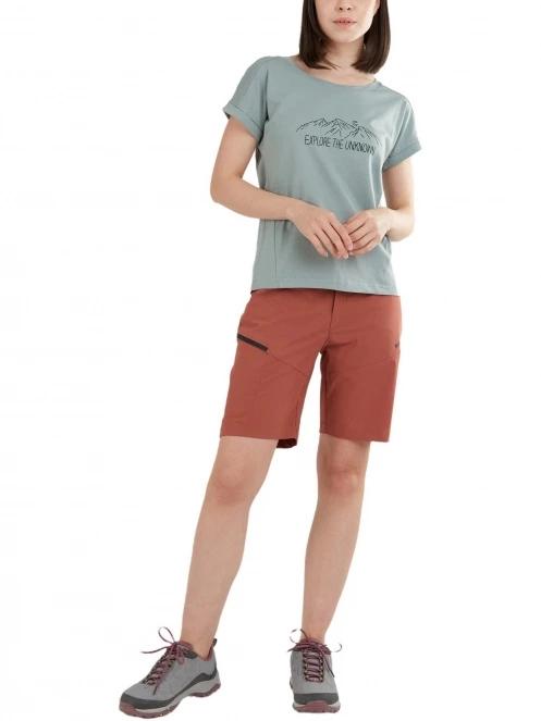 Fundango Atmos T-shirt női rövid ujjú póló világoskék színben 4
