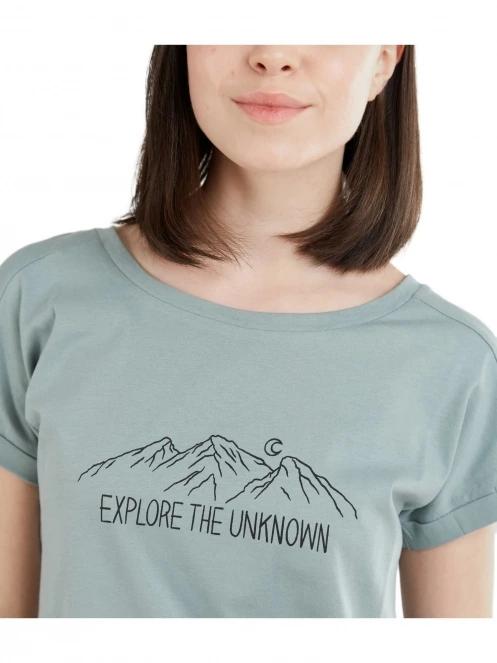 Fundango Atmos T-shirt női rövid ujjú póló világoskék színben 6