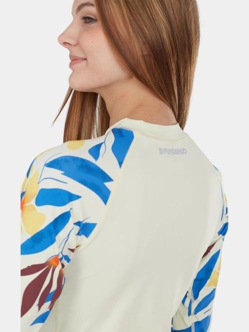 Fundango Joyce Long Sleeve Rashguard női hosszú ujjú lycra szürke színben 7