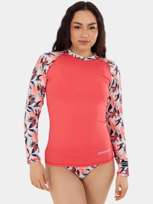 Fundango Joyce Long Sleeve Rashguard női hosszú ujjú lycra homok színben 5