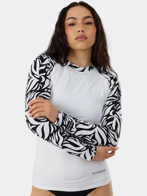 Fundango Joyce Long Sleeve Rashguard női hosszú ujjú lycra fekete színben 2