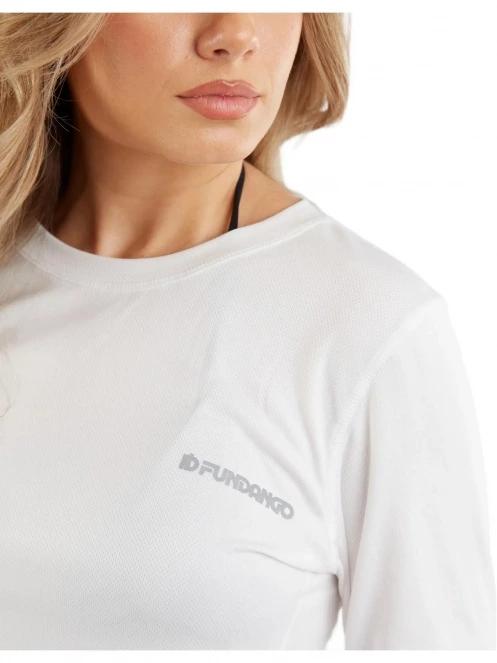 Fundango Loren Rashguard női hosszú ujjú lycra fehér színben 6