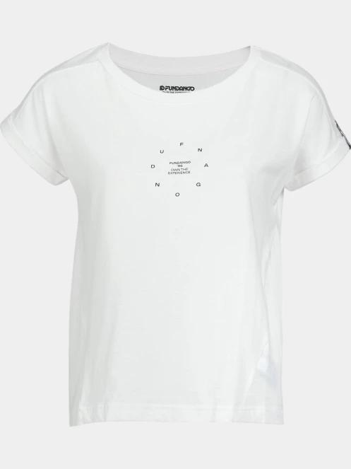 Fundango Lima T-shirt női rövid ujjú póló fehér színben 7