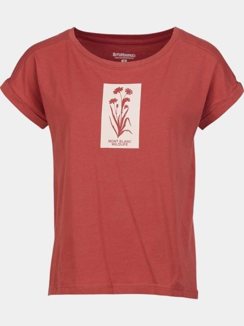 Fundango Lima T-shirt női rövid ujjú póló piros színben 8