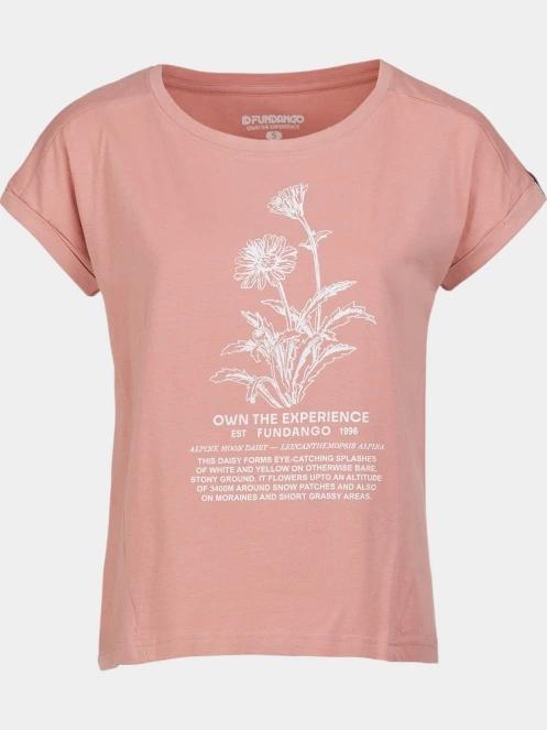 Fundango Lima T-shirt női rövid ujjú póló rózsaszín színben 8