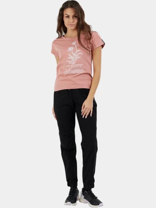 Fundango Lima T-shirt női rövid ujjú póló rózsaszín színben 4