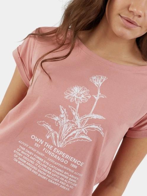 Fundango Lima T-shirt női rövid ujjú póló rózsaszín színben 6