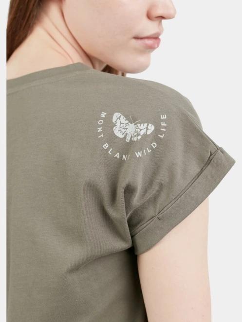 Fundango Lima T-shirt női rövid ujjú póló oliva színben 7