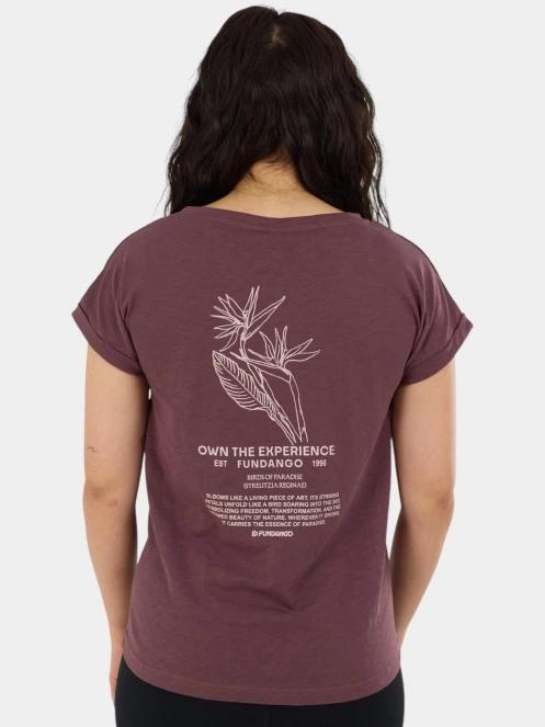 Fundango Lima II T-shirt női rövid ujjú póló lila színben 3