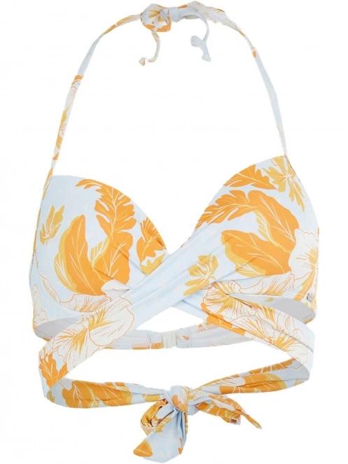 Fundango Lola Twisted Top női bikini felső narancssárga színben 8