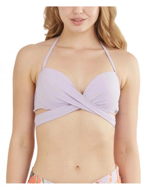 Fundango Lola Twisted Top női bikini felső lila színben 2