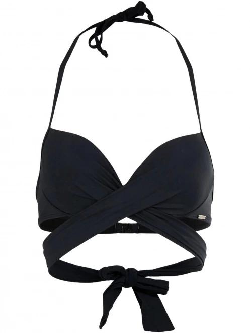Fundango Lola Twisted Top női bikini felső fekete színben 8