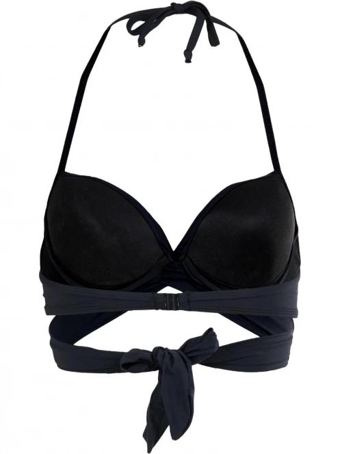 Fundango Lola Twisted Top női bikini felső fekete színben 9