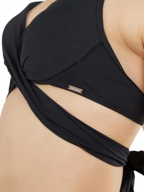 Fundango Lola Twisted Top női bikini felső fekete színben 6